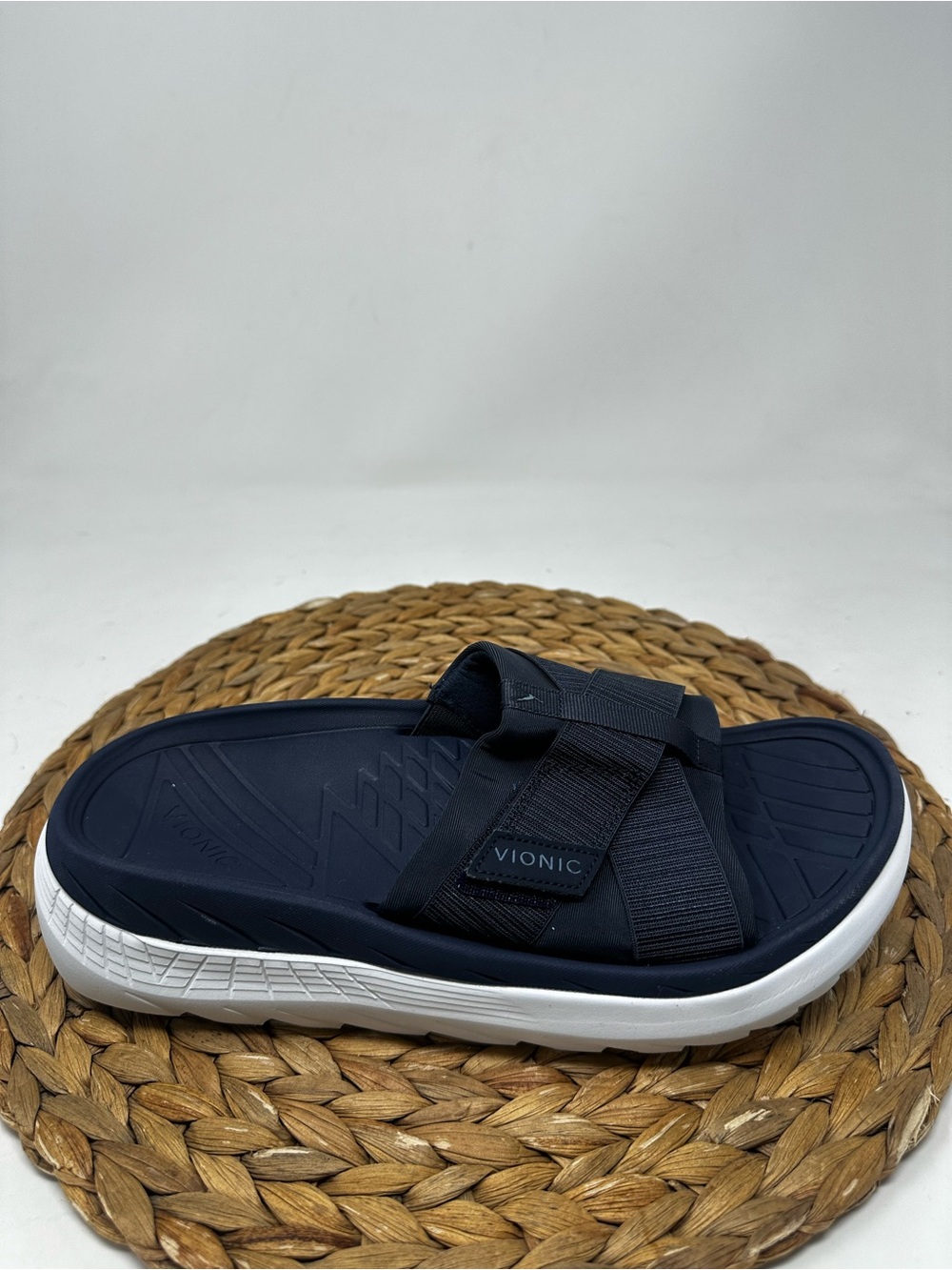 VIONIC Rebound Slide Sandals Navy Size 8.5 Men's, 10 Women's
